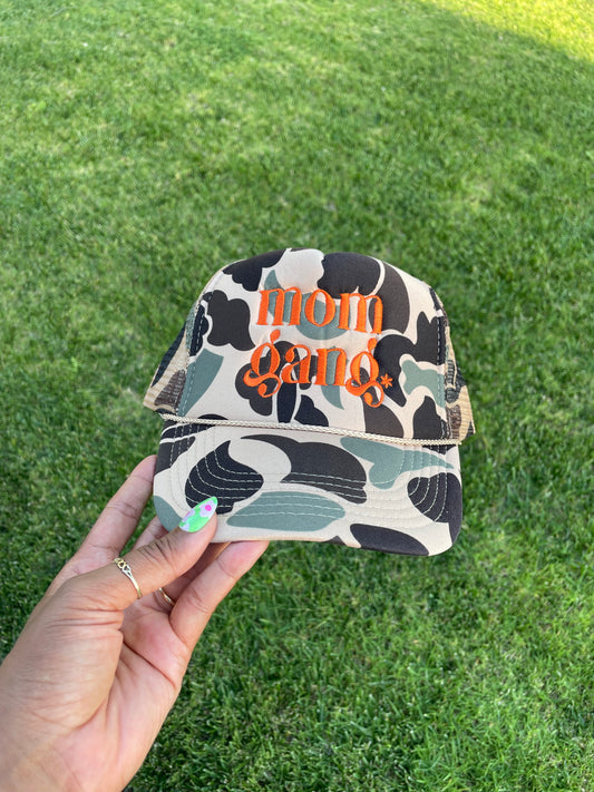 xo Camo&Orange Mom Gang