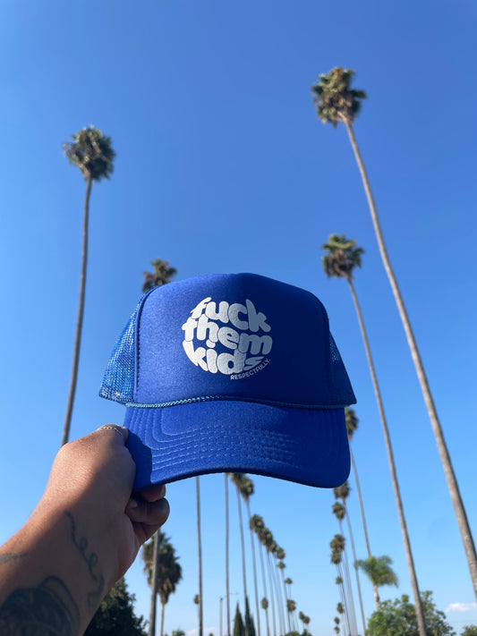 Royal Blue Trucker.